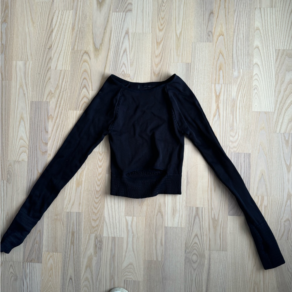 free people long sleeve workout top